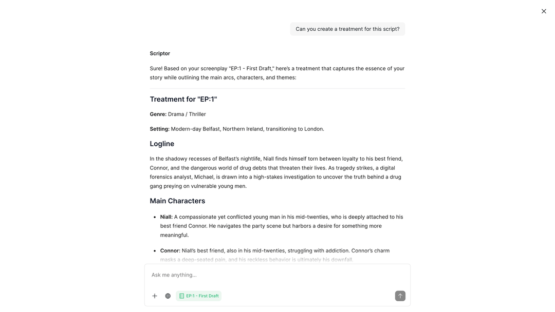 Scriptor | Free Screenwriting Software for Film, TV & Theatre | Scriptor