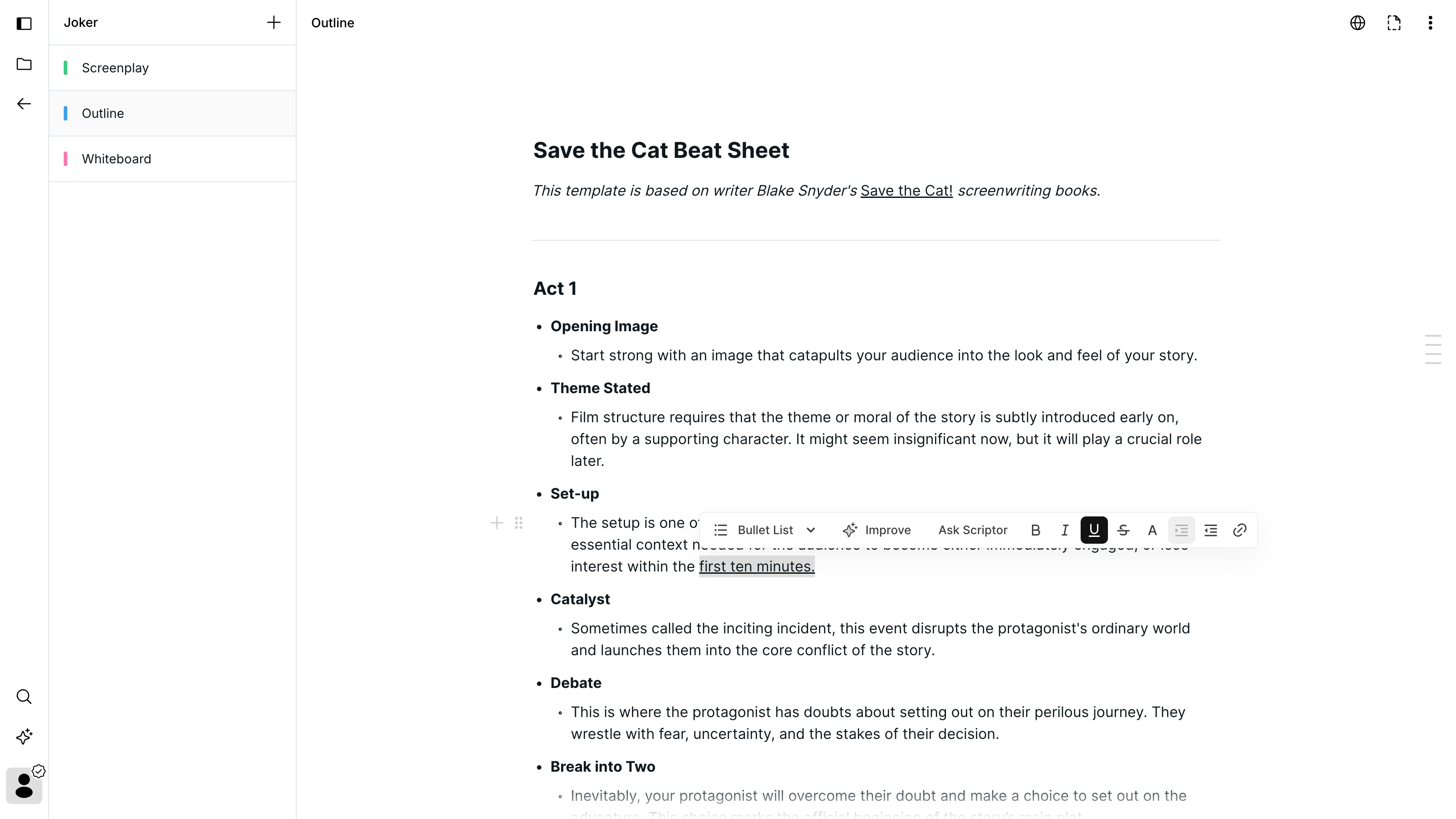 Text Editor preview