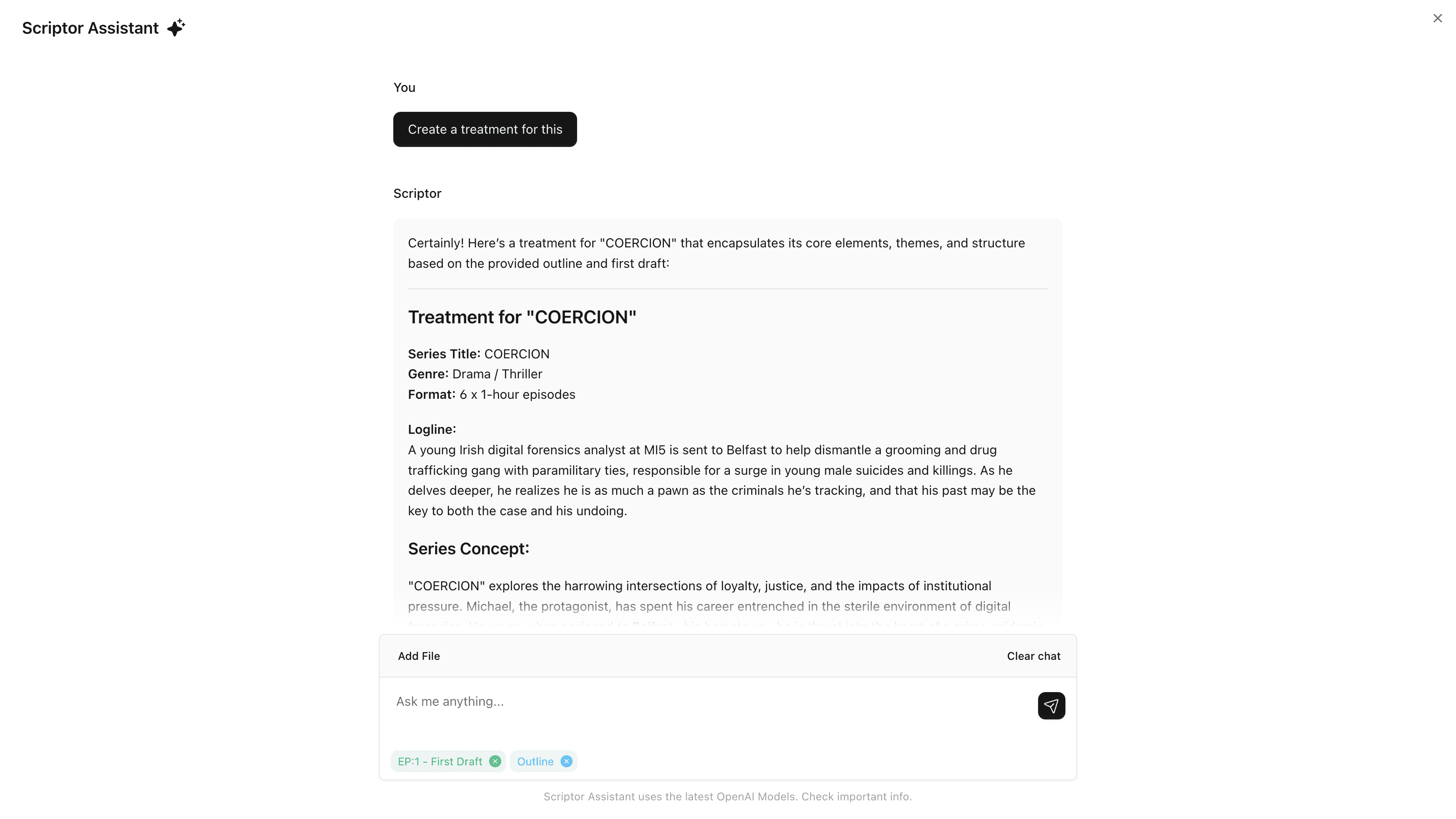 Scriptor product screenshot
