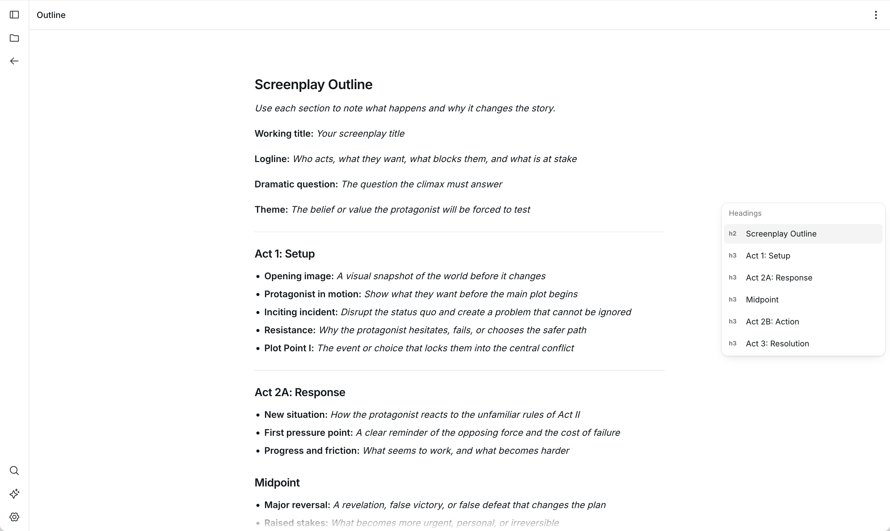 Scriptor text editor